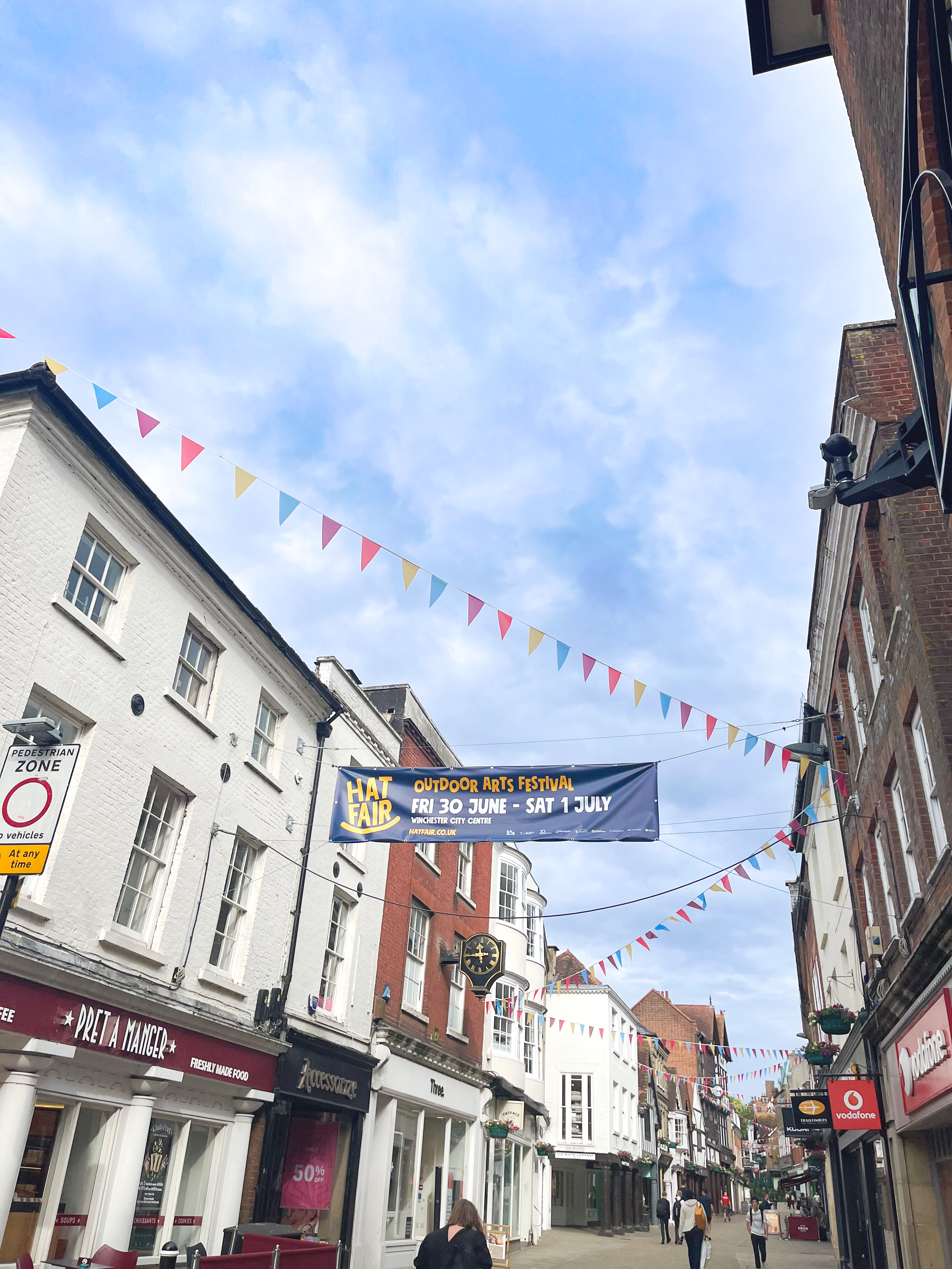 The high street bunting